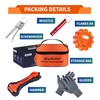 Markstor 4-Pack-Parts LED Road Flare Car Emergency Kit,Magnetic Base &