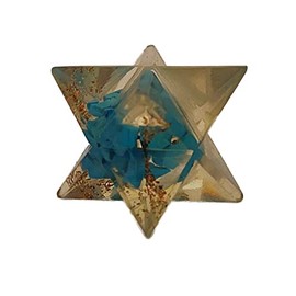 Sharvgun 20MM Turquoise Stone Merkaba Orgone Reiki Gemstone Spiritual Healing Sacred Geometry Energy Charge Generator Reki Crystal Kit