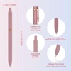 Ddaowanx Gel Pens, 6 Pcs 0.5mm Quick Dry Black Ink