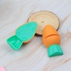 Opexicos 3Pcs Multifunctional Sharpening Stone Quick Sharpener Cute Carrot Mini