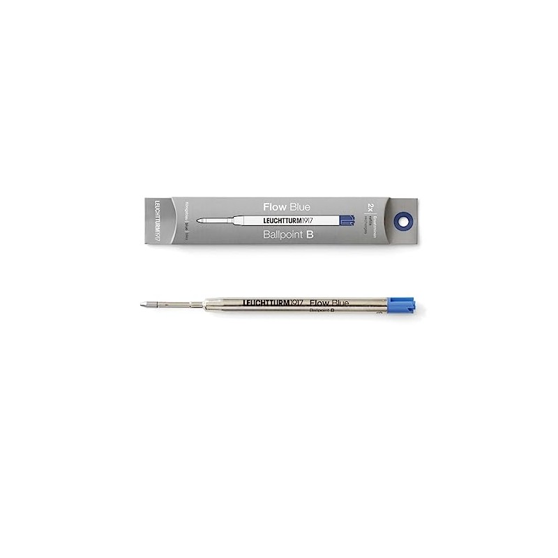 LEUCHTTURM1917 362739 Twist Grip Refills, Flow Blue, Pack of 2