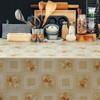 ANRO Oilcloth Washable Oilcloth Tablecloth Oilcloth Tablecloth Oma Style Yellow/Orange