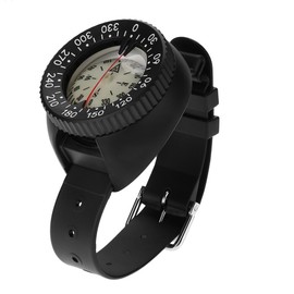 Wrist Compass, Diving Compass Outdoor Mini Lightweight Adjustable Wristband Waterproof Compass Aquatic Sports Swimming Supplies