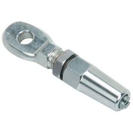 New 3/16 in. Hook Opening Threaded Eye Terminal for 3mm Aircraft Wire Handles up to 2700 Lbs