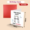 Papa Prints Your Chariot Awaits Happy Birthday Card Funny Dad
