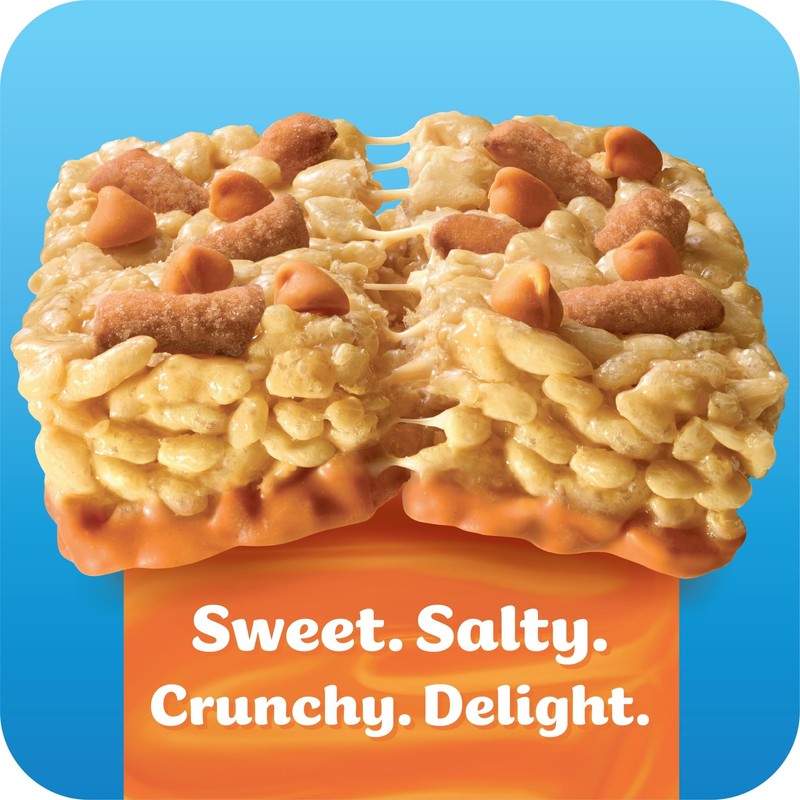 Rice Krispies Treats Bliss Crispy Marshmallow Squares, Snack Bars, Caramel