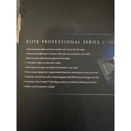 FHI Heat Elite Professional Series EPS 2100S Salon Hair Dryer – Silver (EU Plug)