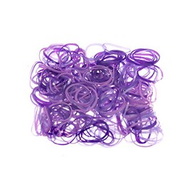 Zac's Alter Ego Pack of 250 Small Mini Braiding Hair Bands/Rubber Elastics