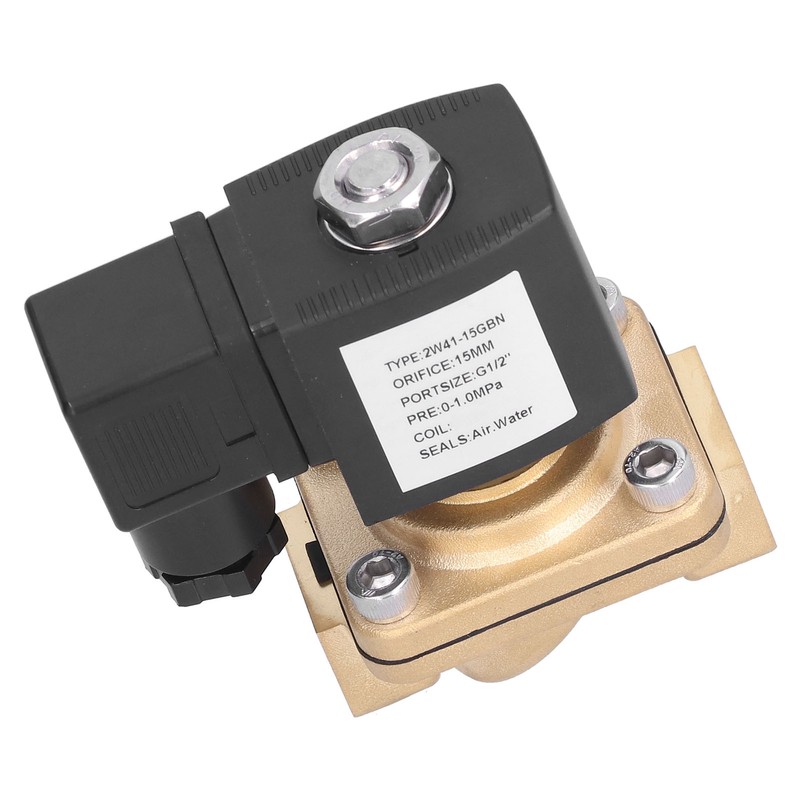 2 Way Solenoid Valve Brass Solar Electric Normally Closed Pipeline