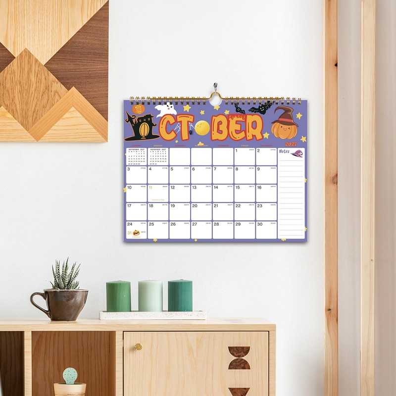 2027 Calendar - 18 Monthly Wall Calendar, July 2026 -