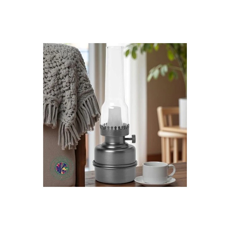 IKEA STRÅLA LED Table Lamp – Battery Operated, Glass, Dark