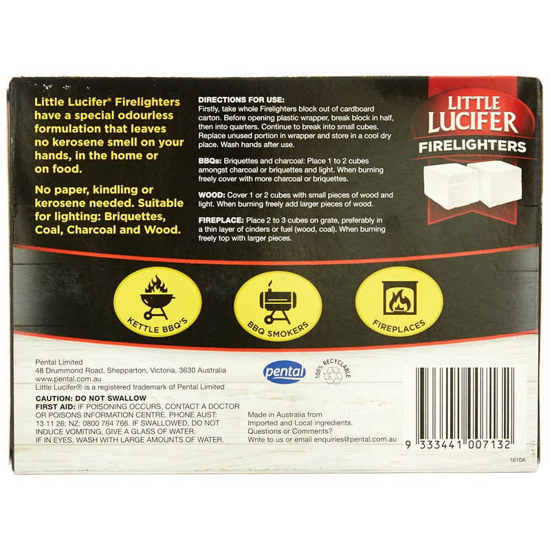 Little Lucifer Firelighter 24 Cubes