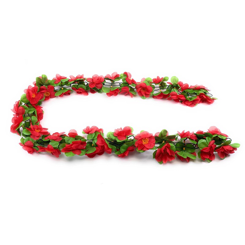 Bicycle Garland Artificial Flower Garland Approx. 130 cm to Decorate