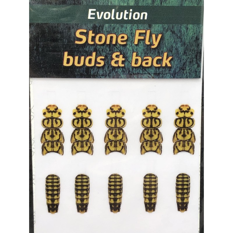 Hemingway's Evolution Yellow Stonefly Tying Set for Fly Fishing (Medium)