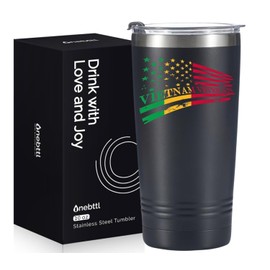 Onebttl Vietnam Vet Gifts for Men, Gifts on Birthday and Christmas, 20 oz Insulated Stainless Steel Tumbler - VIETNAM VETERAN