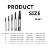 5 Pcs Screw Extractor Easy Out Set Steel Bolt Extractor