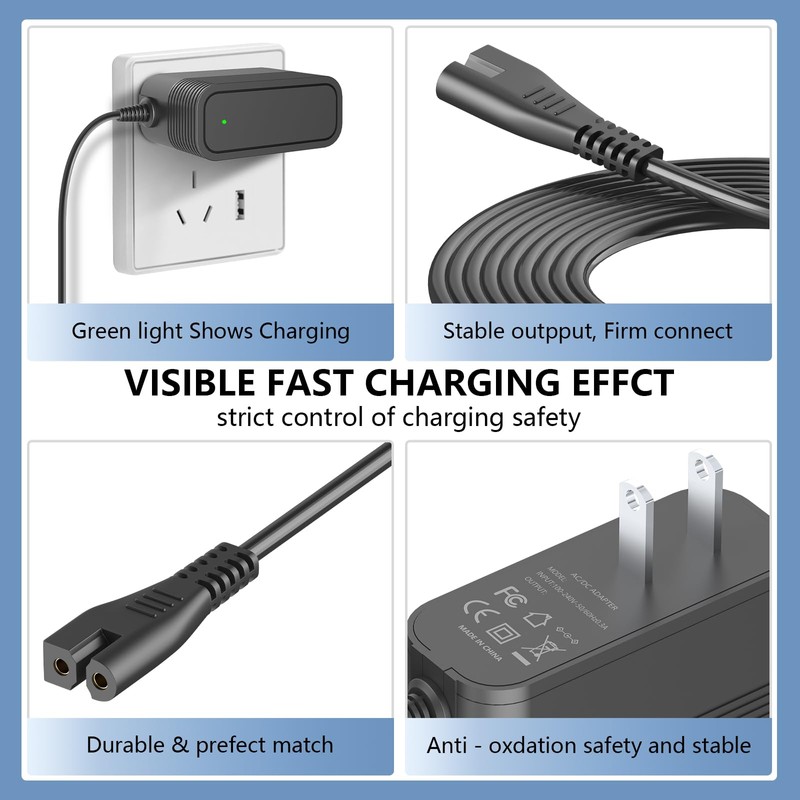 5V Adapter Charger for Kokido Handheld Pool Vacuum Compatible with