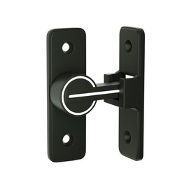 Barn Door Lock Hardware, 90 Degree Heavy Duty Gate Latches Flip Latch Safety Door Bolt Latch Lock, Barn Sliding Door Latch Lock Suitable for Garden, Bathroom, Window