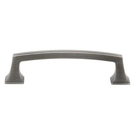GlideRite Hardware 3-3/4" CC Deco Base Cabinet Pulls, Pewter - 87380-96-P… (25)