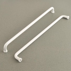 funifiti 5 Pack Long Handles for Kitchen Cabinet Modern White Drawer Pulls 12-5/8 Inch Hole Center Closet Door Handles Furniture Bathroom Vanity Pulls