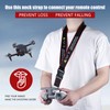 Pasamer Remote Control Strap, 62.3 cm Nylon Warning Slogan Transmitter