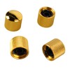 4Pcs Guitar Knob Metal Volume Tone Dome Control Knob Musical