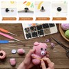 TOAOB 295pcs Safety Eyes and Nose Crochet Hooks Set for