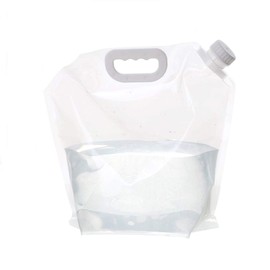 SCGEHA Folding Water Bag, Water Supply Bag, For Disasters, Emergency Use, Outdoor, 1.3 gal (5 L), Set of 5