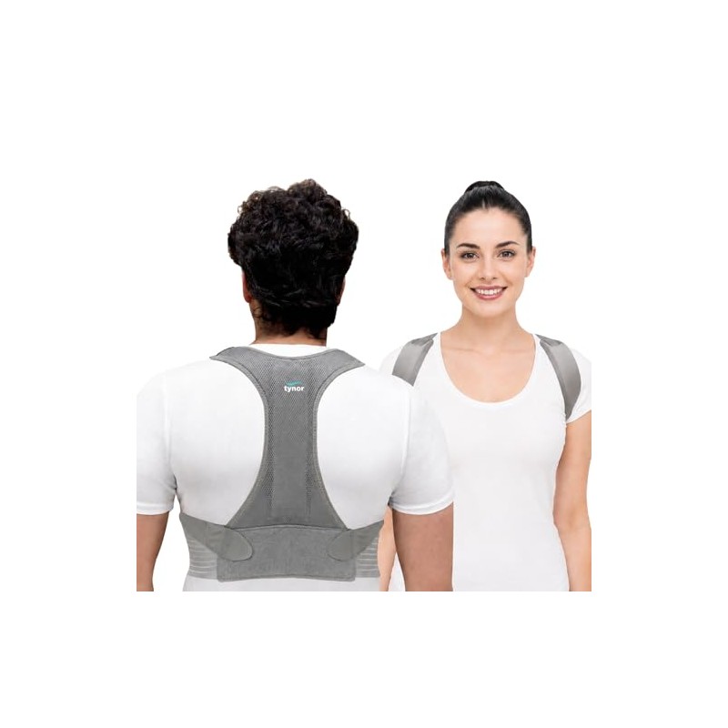 Tynor Posture Corrector, Grey, Small, 1 Unit