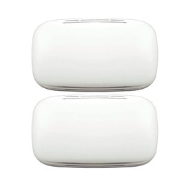Heath Zenith 35/M Wired Door Chime with Sleek Modern Design Cover Bundle (White / 2 Pack)
