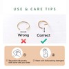 6mm Cartilage Helix Tragus Nose Small Gold Huggie Hoop Earrings