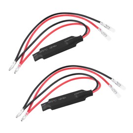 Anauto 2pcs 10W Motorcycle LED Turn Indicator Light Load Resistor Fix Error Flash Controller 12V
