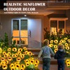 Solar Garden Lights - Solar Sunflower Outdoor Decorative Stake Lights
