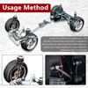 BFXM 2PCS Brake Caliper Hanger Caliper Hangers Hooks with Rubber