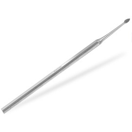 Professional Pedicure File Nail File Metal Corner File for Toenails for Foot Care Corner File Straight Stainless Steel Foot Care Instrument for Ingrown Toenails