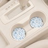 Ceramic Car Coasters, 2 Pack, 2.64" Absorbent Car Cup Holder