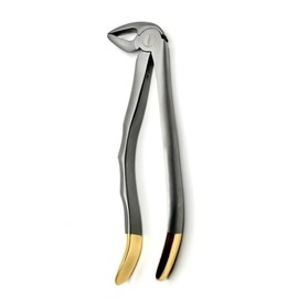 33 Lower Roots Serrated Extraction Forceps, Made in German Stainless Steel/Pince d'Extraction Pour Racines Inférieures #33 Dentelée, Fabriquée en Acier Inoxydable Allemand.