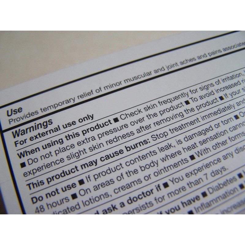 EQUATE Air Activated Heat Wraps Lower Back and Hip