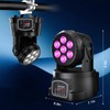 Seven Stars 60W Moving Head DJ Lights, RGBW Stage Lights,