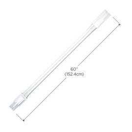 DALS Lighting 6001-E60 60" Extension Cord for PowerLED Puck Light, Black