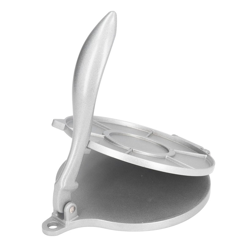 Tortilla Press 7.7in Rust Proof Aluminum Alloy Silver Heavy Duty