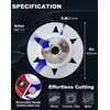 ZERICHIVE 4" Grinding Tile Blade Diamond Granite Cutting Blade for