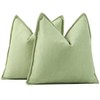 Madizz Set of 2 Patterned Chenille Cushion Covers Soft Short