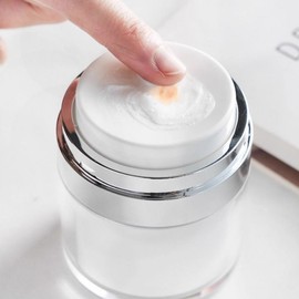 Portable Vacuum Pump Cream Container Empty Bottle 50ml 3ea