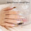 NAILKISS 2pcs Sliver&Gold Metallic Mirror Painting Gel Polish