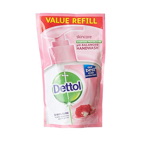 Dettol Skincare pH Balance Handwash Refill Pouch, 175ml (Pack of 2)