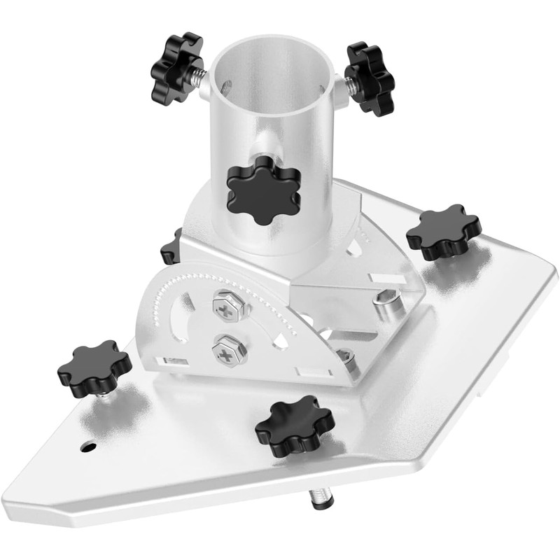 Starlink Gen 3 Mount Adapter, 160° Tilt Adjustable, Silver Metal