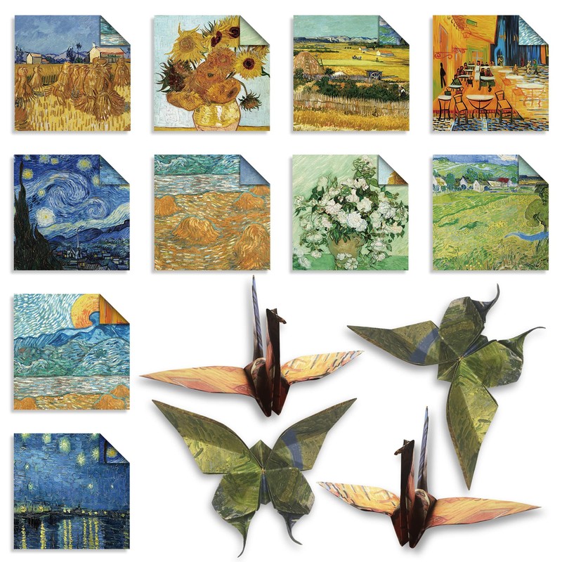 Origami Paper 6x6 Double Sided 50 Sheets 10 Colors origami