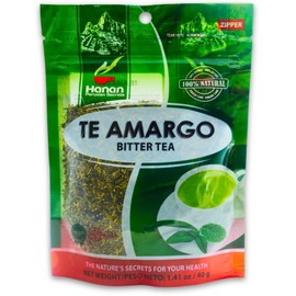 Hanan Te de Amargo 40g - Bitter Loose Leaf Tea for Liver Support & Wellness, Natural Herbal Tea from Peru (1.4oz)