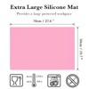 Gartful Gartful Pink Oversize Silicone Mat 27.6" x 19.7", Silicone